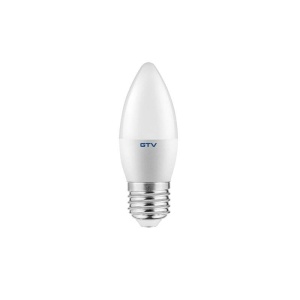 Bec LED lumanare E27 6W lumina neutra GTV