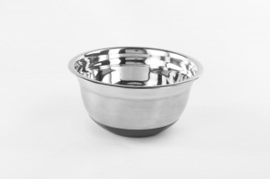 BOL INOX SATINAT 26 CM CU BAZA ANTIADERENTA, VANORA HOME