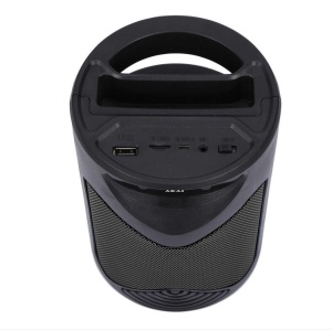 Boxa portabila Akai ABTS-704, Bluetooth 4.2, radio FM, 1x port USB pentru mp3 player, 1x slot card TF, lumini LED, baterie reincarcabila, 1x slot pentru microfon, timp de incarcare 2 ore, timp de folosire 1.5 ore la volum maxim - Img 3