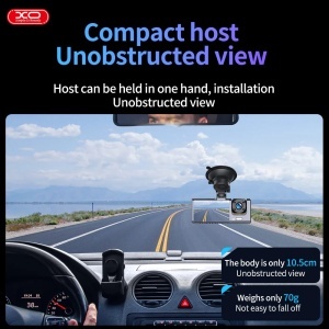 Camera video auto, fata si spate, G-Sensor, XO-XJ03, Negru - Img 3