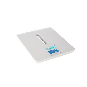 Cantar digital corporal 2in1 pentru bebe si mama, U-Grow, Display LED, Auto off, Functie Tara, 100kg, Alb - Img 3