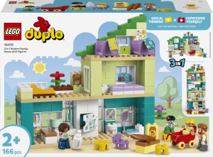 CASA MODERNA DE FAMILIE 3IN1, CU FIGURINE LEGO10470 - Img 2