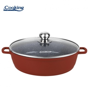 CRATITA ALUMINIU+CAPAC 40x9.8CM, 11 L, CALABRIA, COOKING BY HEINNER - Img 1