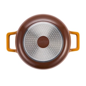 Cratita aluminiu turnat, 3.4L, 26x8 cm, cu capac, Cooking by Heinner, compatibila inductie - Img 5