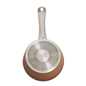 Cratita din aluminiu cu capac din sticla termorezistenta de 1.2 L 16 cm - Img 3