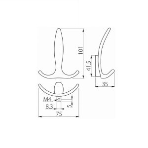 Cuier multi aluminiu - Img 2