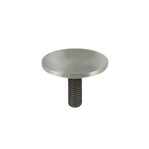 Flansa inox WAW, D 35, pentru masa de sticla