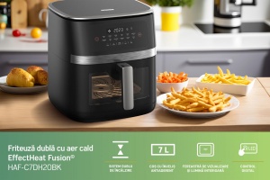 FRITEUZA AER CALD HEINNER EffectHeat Fusion HAF-C7DH20BK - Img 8