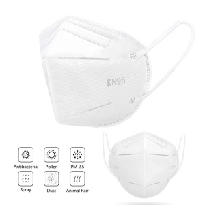 KN95 FFP2 || Masti de Protectie Respiratorie || 3D Design, 4-straturi hipoalergic 50g/m2 (nesterile), BFE≥95%, PM2.5, fixator nazal aplicat; Standard Aplicat: EN149:2001+A1:2009, PPE Directive (EU) 2016/425; set: 5 buc/blister - Img 2