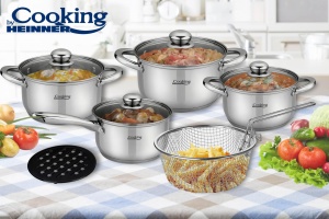 MADELINE, SET GATIT INOX 10 PIESE, COOKING BY HEINNER - Img 7
