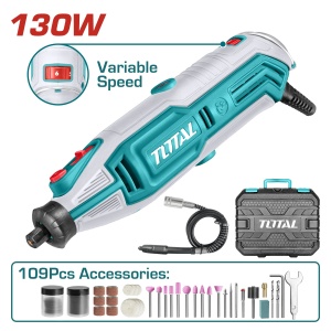 Minifreza 130W cu 109 accesorii, arbore flexibil si viteza variabila - Img 1