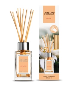 Odorizant de camera, Neroli, 85 ml, cu betisoare, Areon