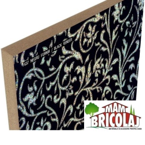 Panou mdf black veneer narcissus lucios 637