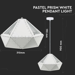 Pendul Prismatic alb D310 V-TAC - Img 2
