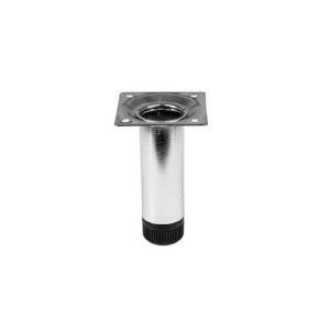 Picior metalic pentru mobilier D30x150mm crom