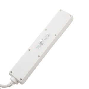 PRELUNGITOR SPACER, Schuko x 5, conectare prin Schuko (T), cablu 3 m, 16 A, max. 3500W, protectie supratensiune, protectie copii, alb - Img 3