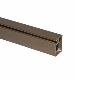 Profil aluminiu maro pentru plasa de tantari 3m