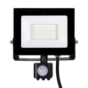 Proiector LED, senzor miscare, 30 W, 2850 lm, lumina rece, 164 x 79 x 167 mm, Negru, Novelite
