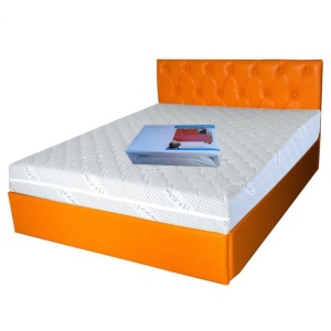 Saltea ortopedica, Jupiter Memory One 160x200x24cm, cu spuma poliuretanica, memory foam 4 cm, husa detasabila, tricot Silver Care, hipoalergenica, fermitate mediu spre tare, Saltsib