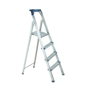 Scara metalica cu 3 trepte si platforma Evotools, 1.45 m