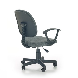 Scaun birou copii HM Darian Bis, Ergonomic, Cadru Polipropilena, Stofa, Inaltime ajustabila, 80 Kg, Gri - Img 3