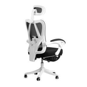 Scaun birou ergonomic OFF 428, mesh, suport lombar, tetiera, mecanism multiblock, suport picioare, 100 kg - Img 2