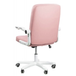Scaun birou OFF 332, cotiere rabatabile, piele ecologica, roti gumate, mecanism balans, ergonomic, 100 kg - Img 3