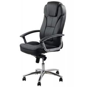 Scaun directorial OFF 5850, piele ecologica, mecanism de balans, reglabil pe inaltime, 120 kg - Img 2