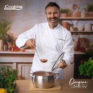 SEMIOALA INOX+CAPAC 24X13.5 CM, 6L, NICOLAI TAND, ORIGINI, COOKING BY HEINNER - Img 1