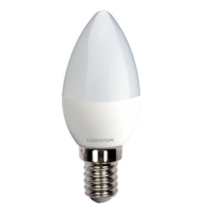 Set 8 Bec led forma lumanare E14 Lumina calda 4W LF 3042 - Img 2