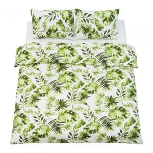 Set de pat king size bumbac, 144 TC,Palm - Img 3