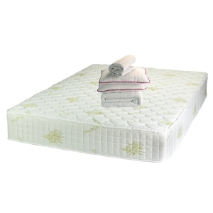 Set Saltea cu arcuri impachetate individual, Pocket Spring Milano, 160x200x24cm, fermitate mediu spre soft, sistem de aerisire perimetral, Saltex plus 2 perne matlasate 50x70cm, husa hipoalergenica si pilota vara microfibra, lavabila la 95 C, 180x200cm