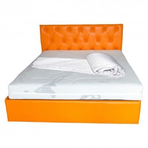 Set Saltea cu spuma poliuretanica HR, Memory Foam 4cm, Zeus Memory Comfort Dodolut 160x200x20cm, husa detasabila tricot, hipoalergenica, fermitate tare, greutate maxima sustinuta 150 kg persoana, Saltsib plus husa microfibra, lavabila la 95 C - Img 1