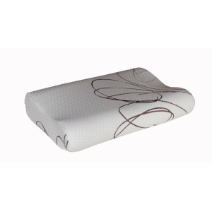 Set Saltea cu spuma poliuretanica HR, Memory Foam 4cm, Zeus Memory Comfort Dodolut 160x200x20cm, husa detasabila tricot, hipoalergenica, fermitate tare, greutate maxima sustinuta 150 kg persoana, Saltsib plus 2 perne ortopedice, 52x32 cm - Img 3