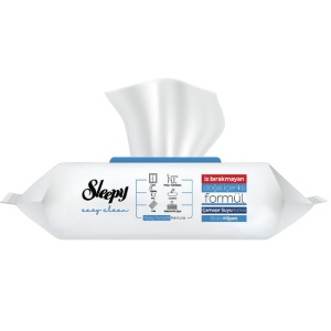 Sleepy, Servetele umede, 100 bucati, Multisuprafete, Easy Clean, Bleach Additive