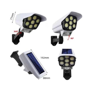 Solutie 2 in 1: Lanterna LED si Camera de Securitate Falsa - Img 4