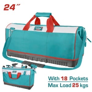 TOTAL - GEANTA PENTRU UNELTE 24" - 60CM - PODEA RANFORSATA (INDUSTRIAL)