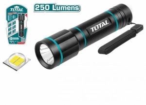 TOTAL - LANTERNA PORTABILA DIN ALUMINIU, 250 LUMENI (INDUSTRIAL)