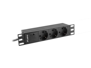 Unitate distributie alimentare PDU 10", 1U, 10A, 3 prize , negru, C14
