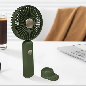 Ventilator portabil 6W, incarcare USB-C, 6 viteze, unghi reglabil, diverse culori - Img 2