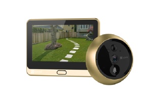 Vizor Wireless EZVIZ,CS-DP2C-A0-6E2WPFBS;1/3" Progressive Scan CMOS, 2.0 mm @ F2.2, visual angle (diagonal):155°,ICR infrared filter,Max. 5 m, 1080p / 2MP, 15fps, PIR angle 110°, Max. 5m (20 ft), MicroSD card(max. 256 GB)， Built-in high sensitivity