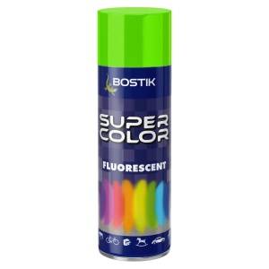 Vopsea spray, verde fluorescent, interior / exterior, 400 ml, Bostik