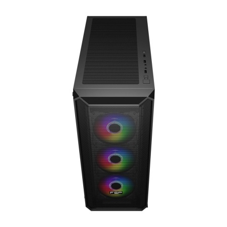 Kućište FSP CMT591A, 4x120mm ARGB fan, front mesh, black - Img 4