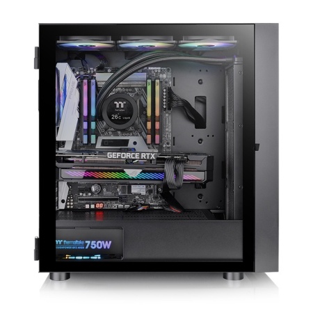 Kućište THERMALTAKE H570 TG ARGB, staklena strana, bez napajanja, 3 x ARGB fan - Img 3