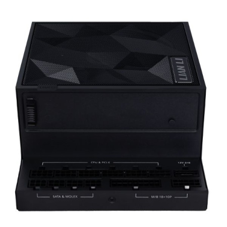 Napajanje 1200W Lian Li EDGE EG1200G, 80 Plus Gold, PCIe 5.1, ATX 3.1, USB HUB, Crno - Img 2
