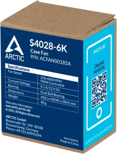 Ventilator za rack server Arctic S4028-6K 40 mm Server fan ACFAN00185A - Img 8