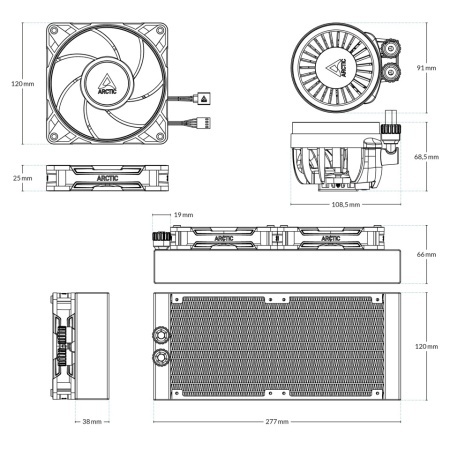 CPU vodeno hladjenje Arctic Liquid Freezer III Pro 240, ACFRE00178A - Img 3