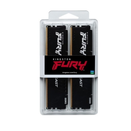 32GB (2X16GB) DDR5/6000 KINGSTON FURY BEAST KF560C30BBEK2-32, CL30, XMP 3.0 &amp; AMD EXPO - Img 2