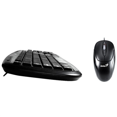 Tastatura + miš komplet GENIUS KM-210, multimedial, USB, SRB, black - Img 2