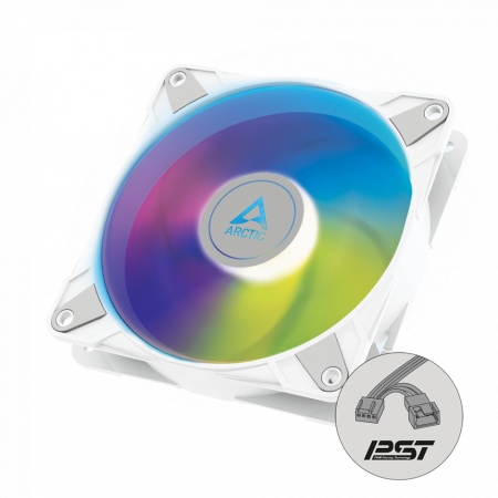 Ventilator Arctic P14 PWM PST A-RGB (White) 0dB, 14cm, 4 pin, ACFAN00276A - Img 2
